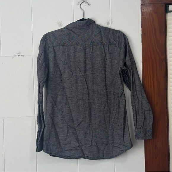 Dickies Charcoal Button-Up Shirt Jacket women’s medium - Picture 4 of 4